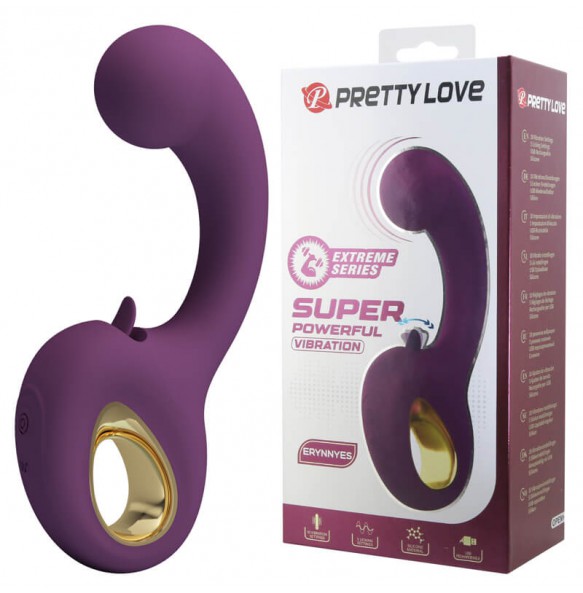Pretty Love - ERYNNYES Super Powerful Vibration (Chargeable - Purple)